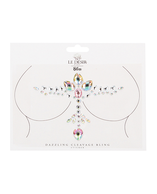 Shots Bliss Dazzling Cleavage Bling Sticker O/S